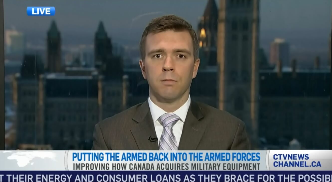 Perry discusses MLI defence procurement paper on CTV News Channel