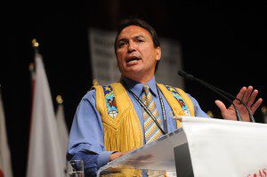 New Assembly of First Nations Chief Perry Bellegarde (Photo by Fred Cattroll, courtesy of the AFN).