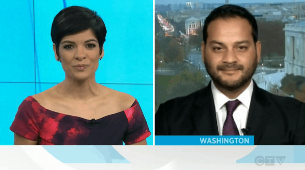 Shuvaloy Majumdar on CTV discussing far-right parties in Europe