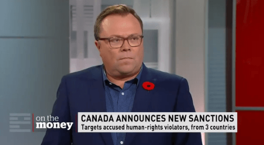 Extension of sanctions under Magnitisky Act sends a clear signal, Kolga tells CBC’s On the Money