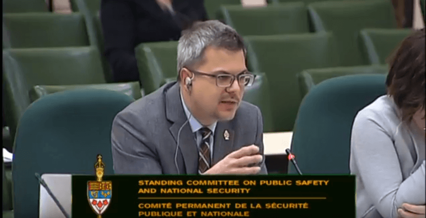 Leuprecht appears before House Committee to offer recommendations on Bill C-59