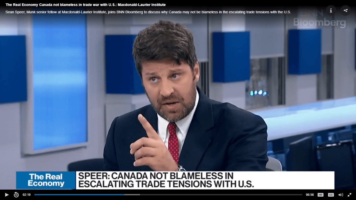 Canada not blameless in trade war with US, Speer tells BNN Bloomberg