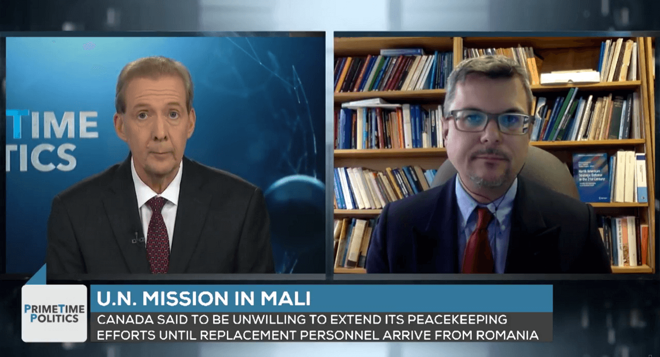 Should Canada Extend its Mission in Mali? Christian Leuprecht on CPAC