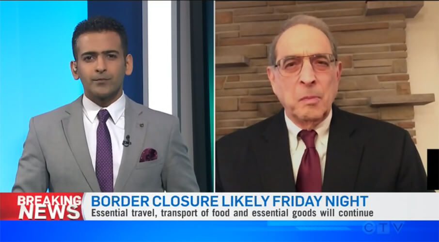 Border Closure Likely Friday Night: Elliot Tepper on CTV