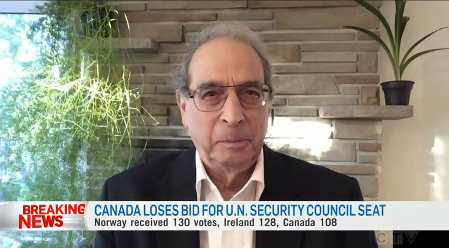 Canada Loses Bid for UN Security Council Seat: Elliot Tepper on CTV News