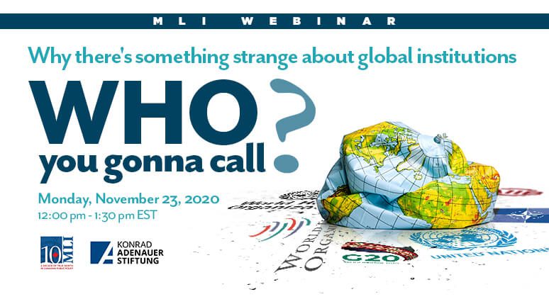WHO you gonna call? Why there’s something strange about global institutions