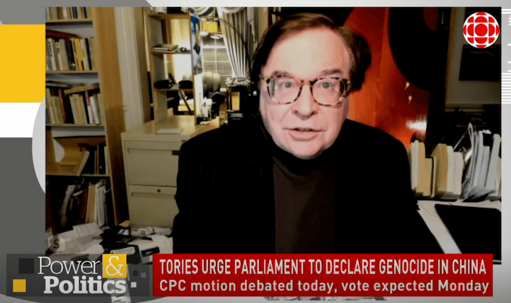 Tories urge Parliament to declare genocide in China: Charles Burton on Power & Politics