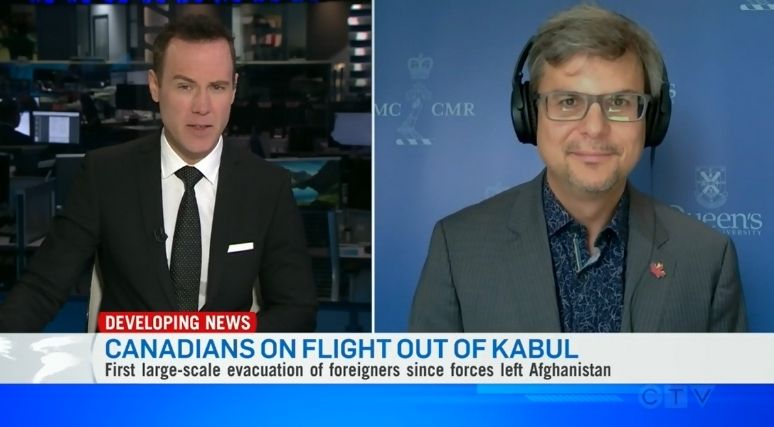 Canadians on Flights Out of Kabul: Christian Leuprecht on CTV News