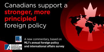 Canadians support a stronger, more principled foreign policy: MLI’s Annual Foreign Policy and International Affairs Survey