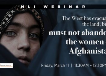 Webinar: The West has evacuated the land, but it must not abandon the women of Afghanistan