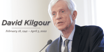 MLI mourns the passing of Senior Fellow David Kilgour