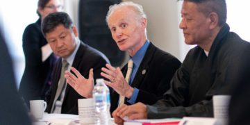 Photos: Roundtable Discussion with His Excellency, Sikyong Penpa Tsering, President of the Central Tibetan Administration