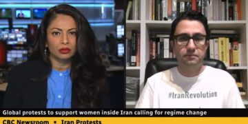 50,000 protest the Iranian regime in Richmond Hill: Kaveh Shahrooz on CBC News