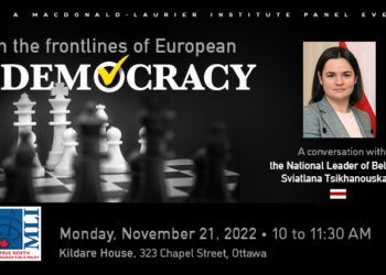 On the frontline of European democracy: A conversation with Sviatlana Tsikhanouskaya