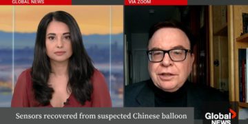 U.S. recovers key sensors from suspected Chinese spy balloon: Charles Burton on Global News