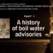 A history of boil water advisories: Matthew Cameron and Ken Coates