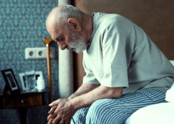 Patient contemplating care, via Canva