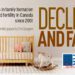 Decline and fall: Trends in family formation and fertility in Canada since 2001