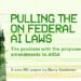 Pulling the plug on federal AI Laws: The problem with the proposed amendments to AIDA