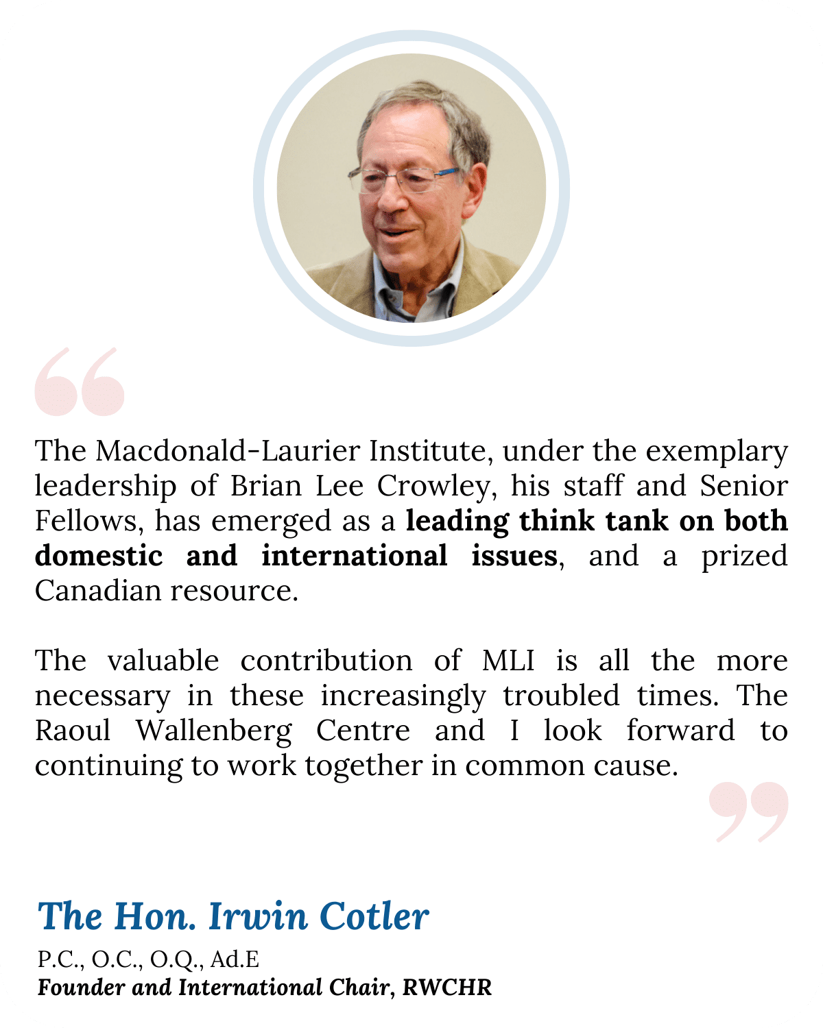 Irwin Cotler - Rounded