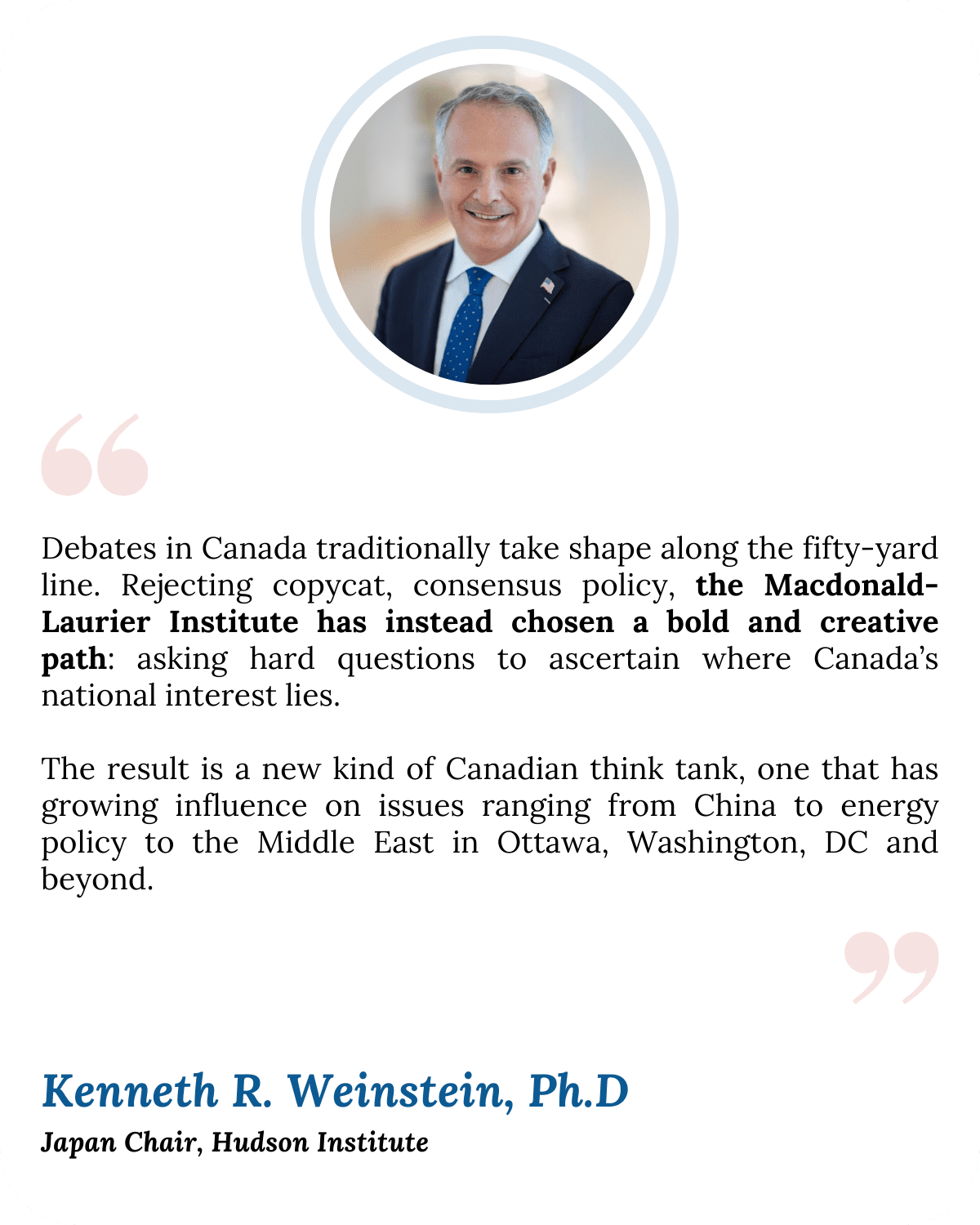 Kenneth R. Weinstein - Rounded