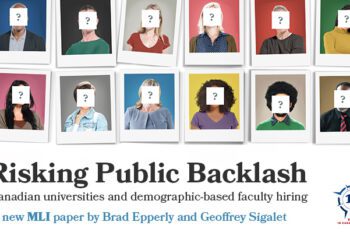 Risking public backlash? Canadian universities and demographic-based faculty hiring