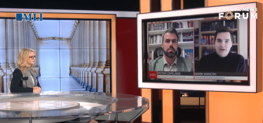 Screenshot of the News forum