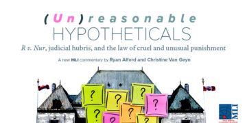(Un)reasonable hypotheticals – R v. Nur, judicial hubris, and the law of cruel and unusual punishment: Ryan Alford and Christine Van Geyn