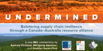 Undermined – Bolstering supply chain resilience through a Canada–Australia resource alliance: Andrew Pickford, Wolfgang Alschner, and Heather Exner-Pirot